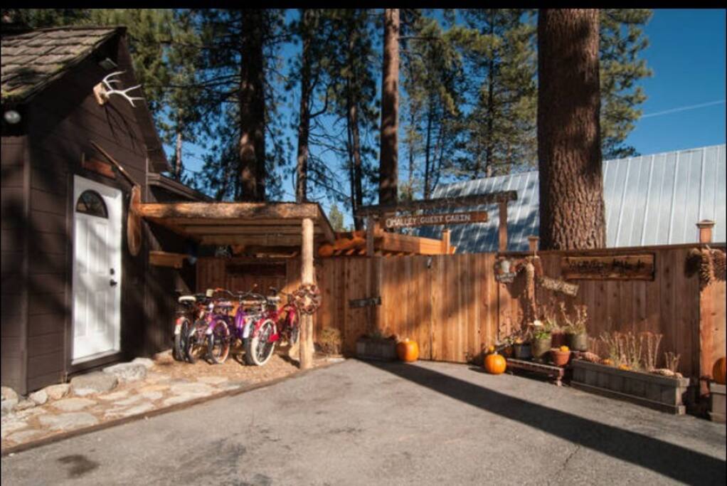 Bikes for riding to local coffee shop