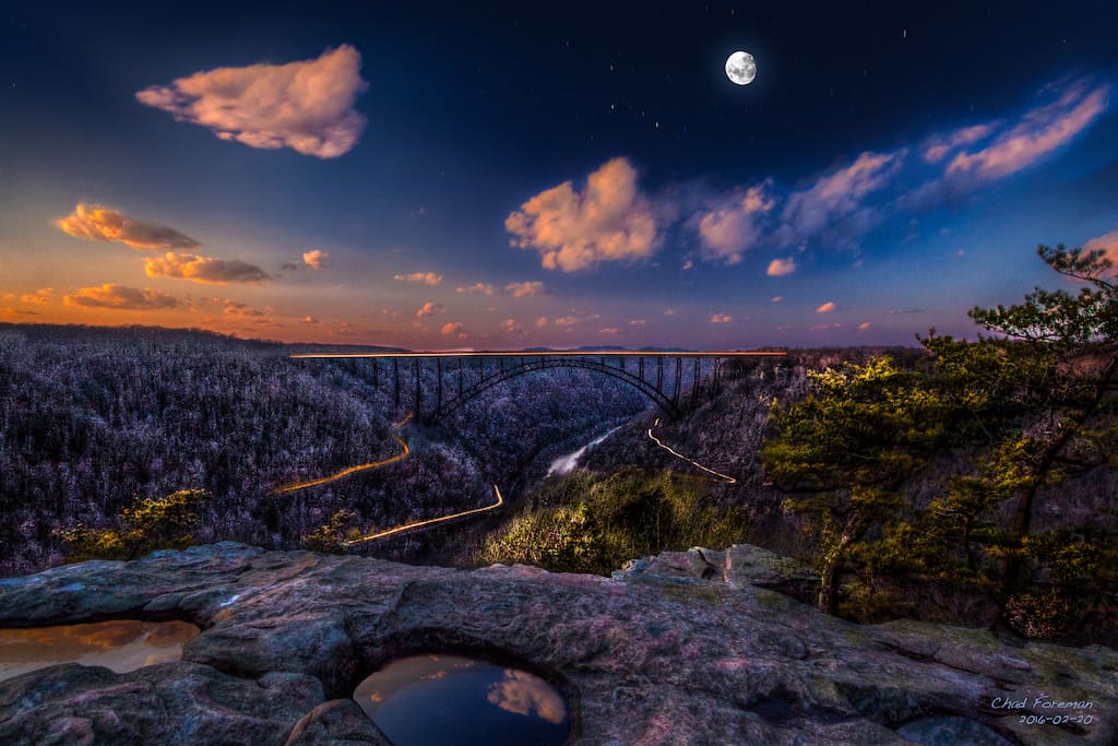 Yes this is in our "Back Yard" The New River Gorge National Park, come see why we are called almost heaven.