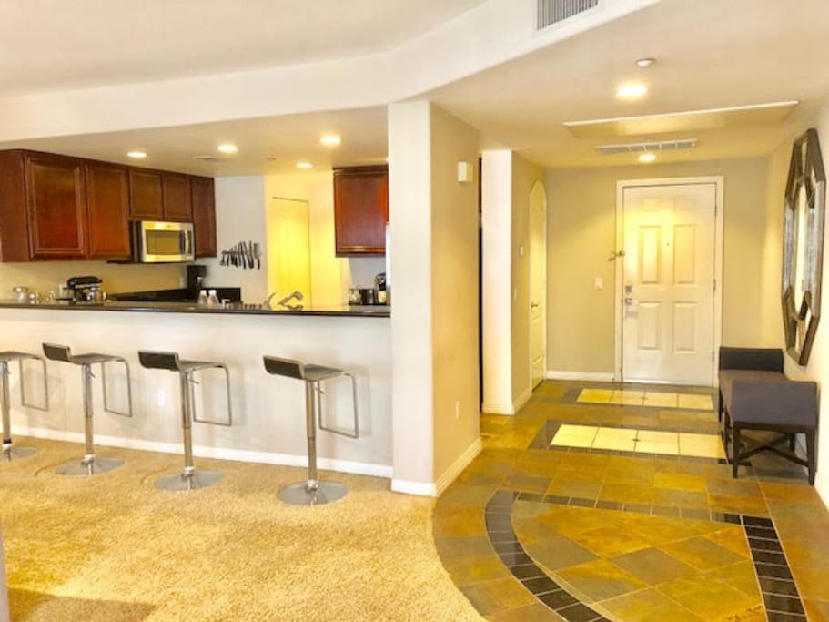 kitchen and entry
