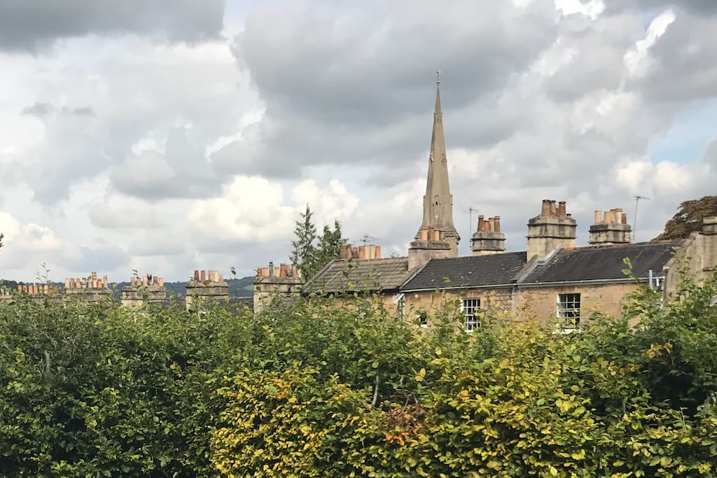 View from garden