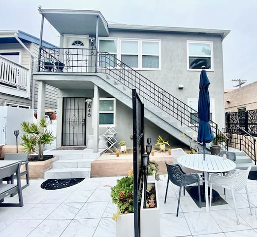 Surf + Soleil Mission Beach & Bay •AC•Patio•Garage