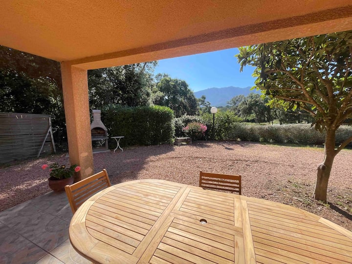 Rez De Villa Climatisé Avec Piscine A 7km De Po-vo - Palombaggia