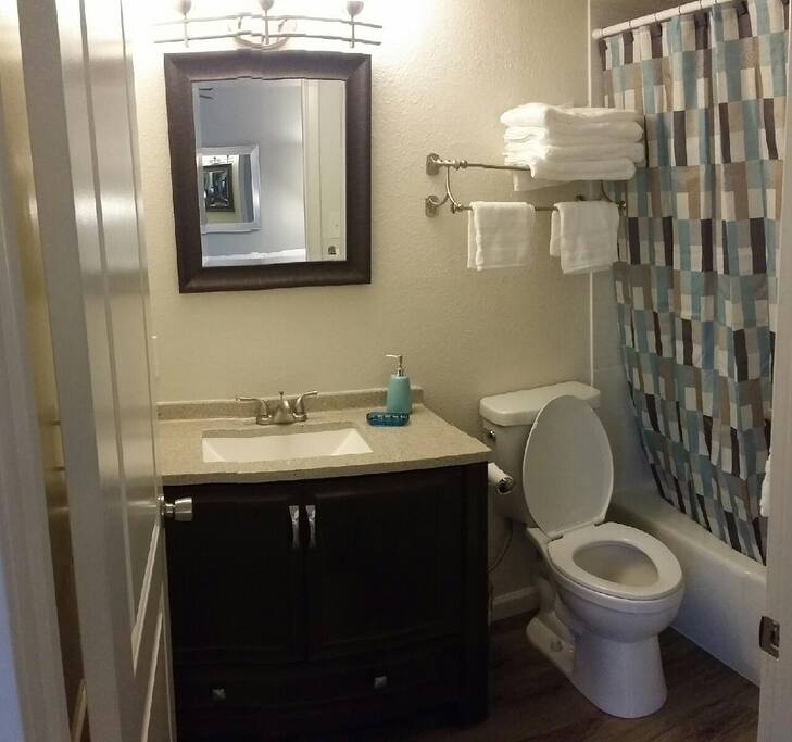Newly remodeled bathroom