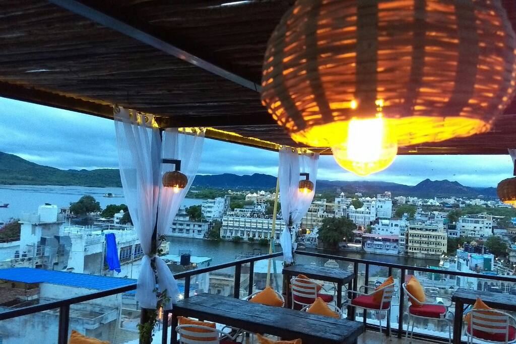 View from the rooftop restro