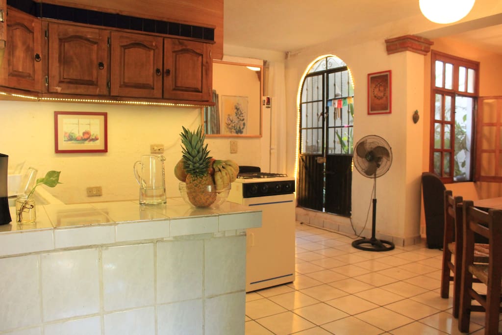 Your view entering the casita.