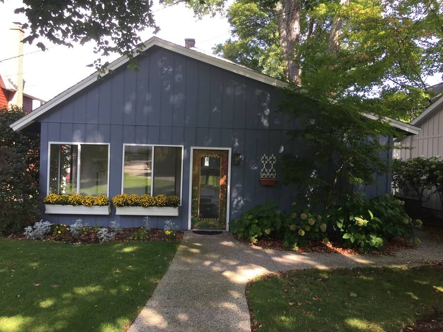 View from the driveway