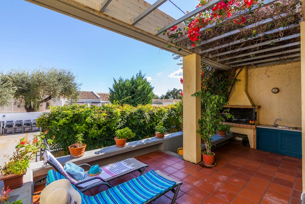 Patio with BBQ facilities