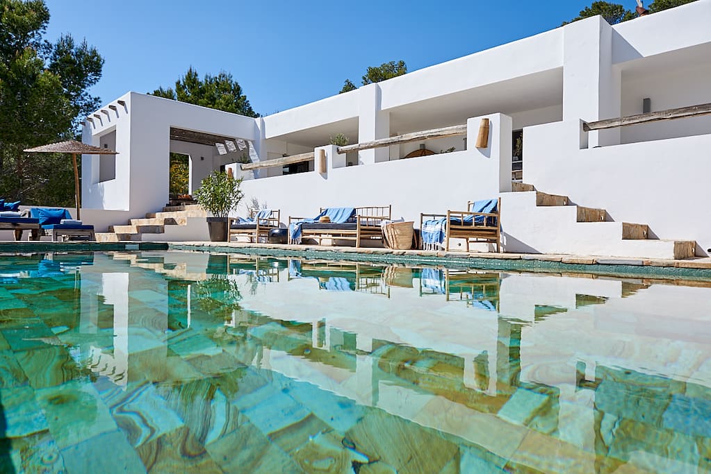 main house and pool terrace