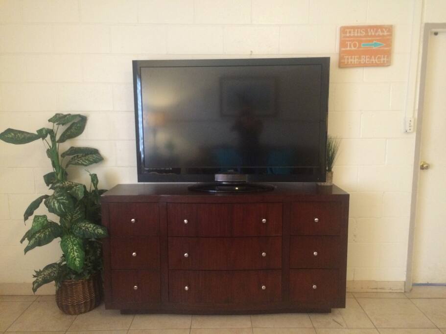 50"TV in Living room