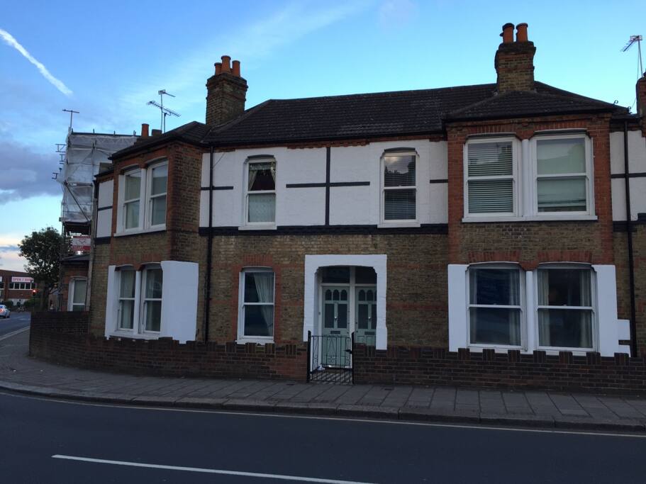 We are a ground floor corner flat