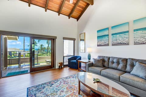 Sweeping Ocean Views in Renovated Top Floor Unit