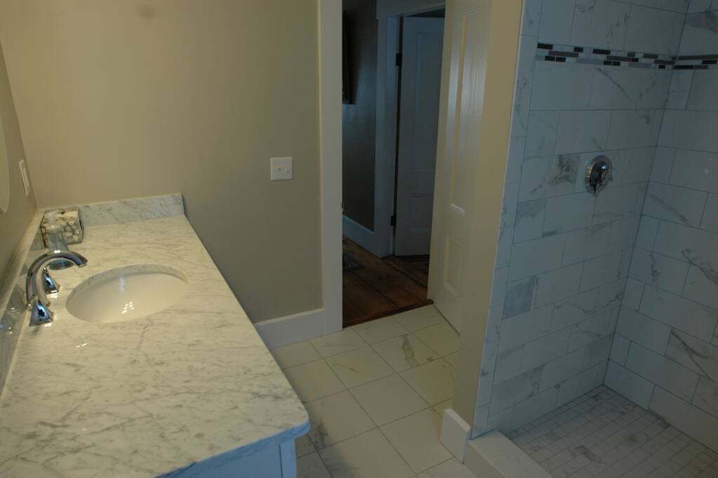 Shared bathroom with Trunk Room