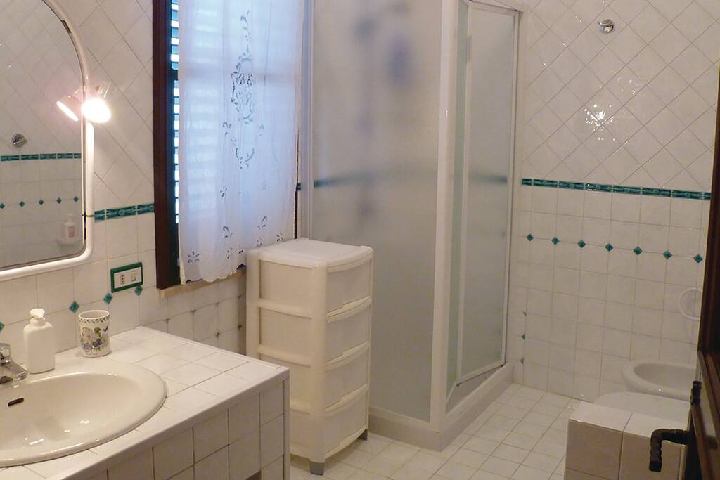 bathroom with shower 2nd floor
