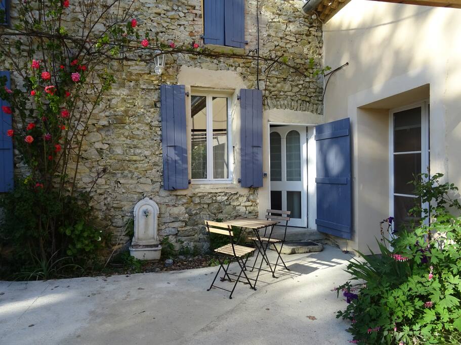 Front terrace and entrance