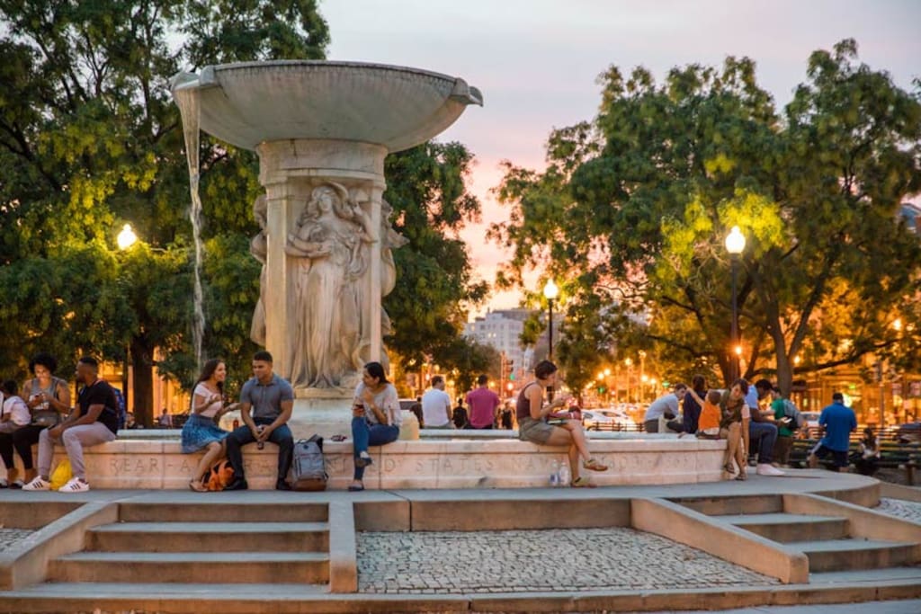 You'll be 1 block away from Dupont Circle and all the awesome restaurants and night life!