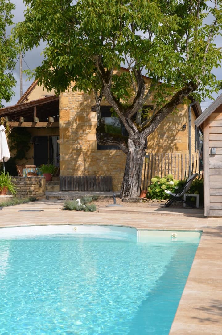 Maison De Vacances Avec Piscine Privée  Chauffée - La Roque-Gageac