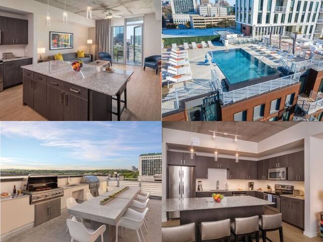 Downtown Austin 2 Bed/2 Bath Condo ~Pool~Gym