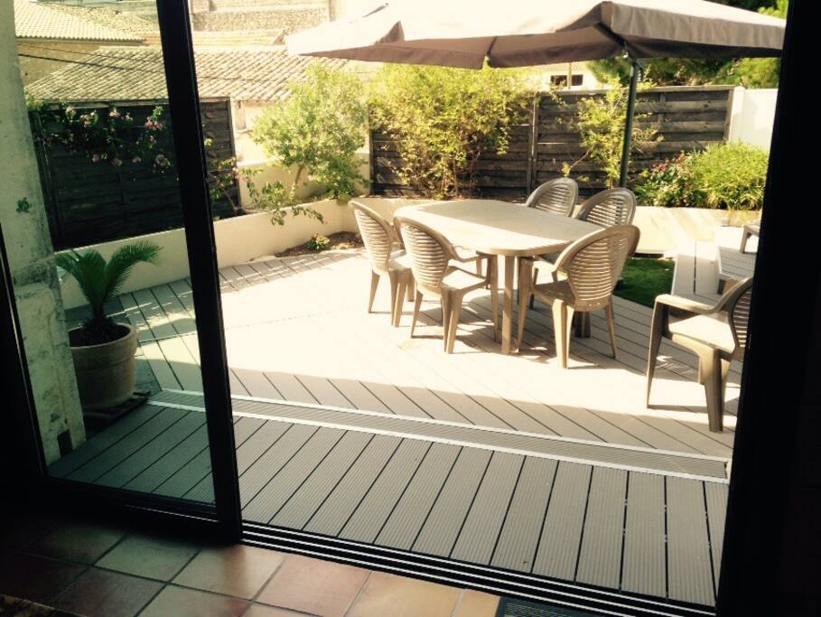 Dining table terrace