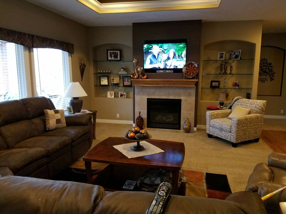 Great room upstairs/main level