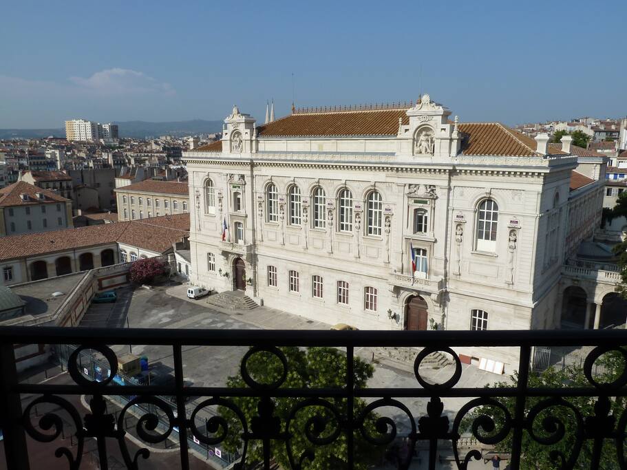 Vue sur le conservatoire de musique
