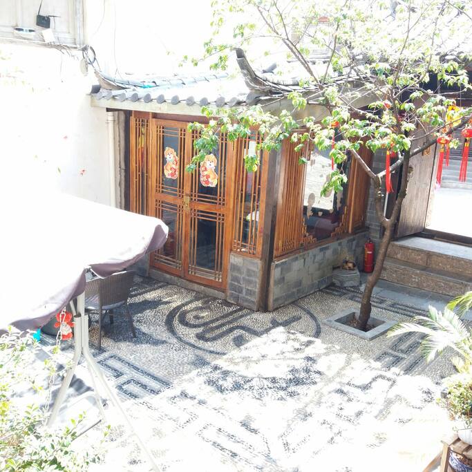 院落一角