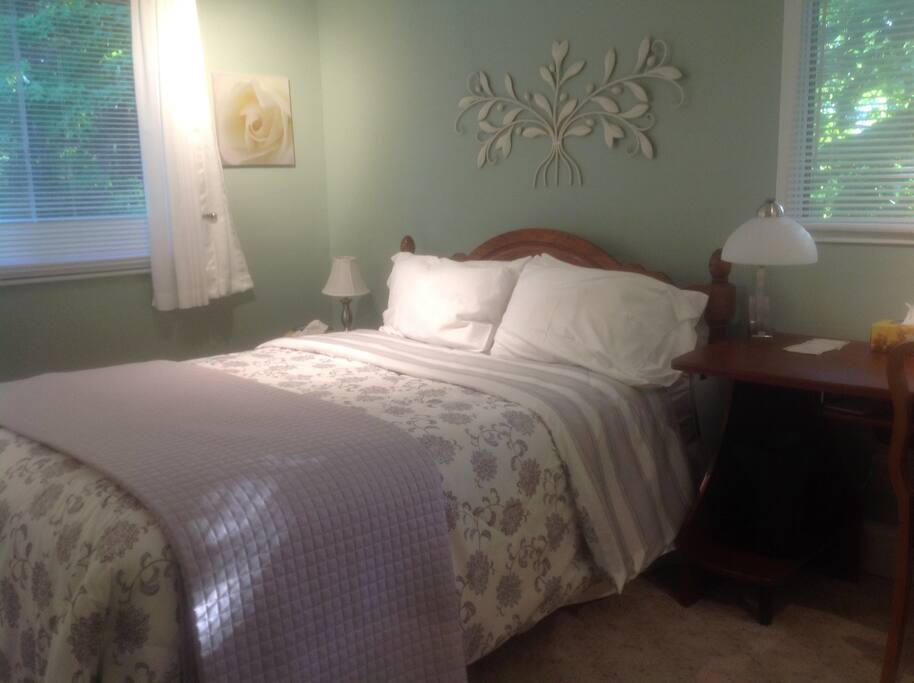 Queen size bed for your comfort!