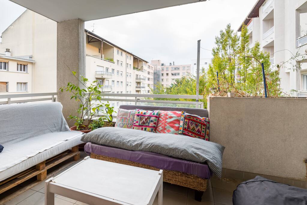 Balcon aménagé