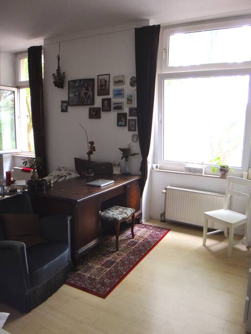 Der erste Blick ins Zimmer.