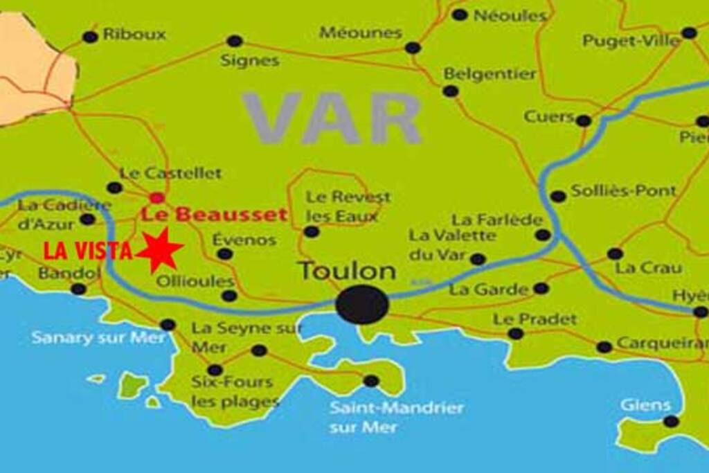 Dans les vignes à proximité de la mer, de la Cadière d'Azur et du Castellet...