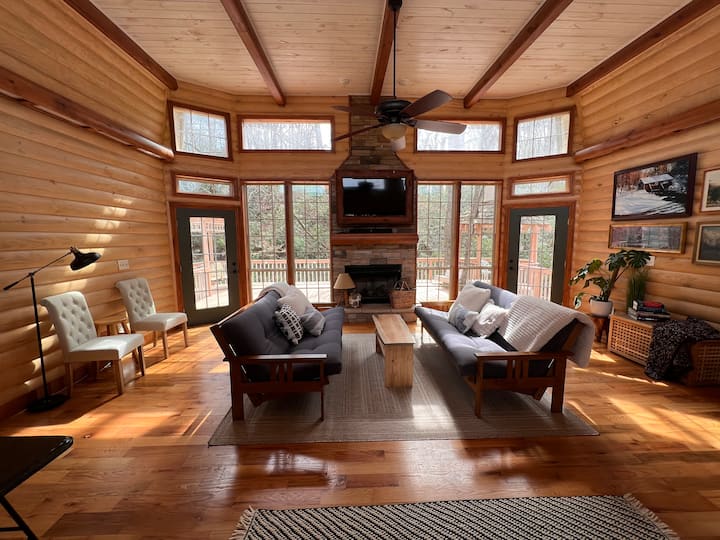 Pet Friendly Private Cabin On The River Cabins For Rent In Landrum pet-friendly-private-cabin-on-the-river-cabins-for-rent-in-landrum