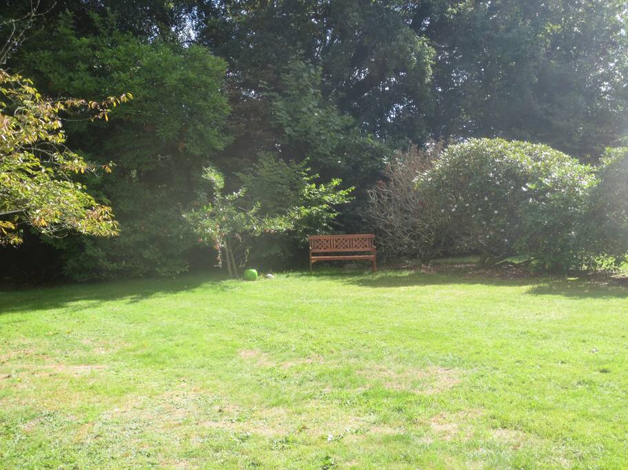 You are welcome to use our secluded garden