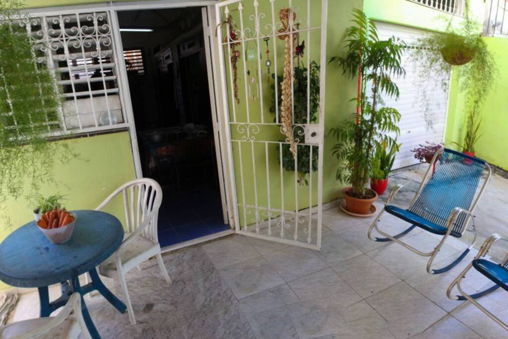 Inside garden Where you can also have breakfast