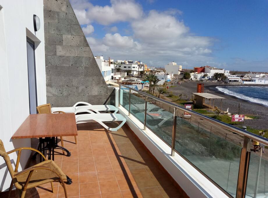 Terraza privada del apartamento