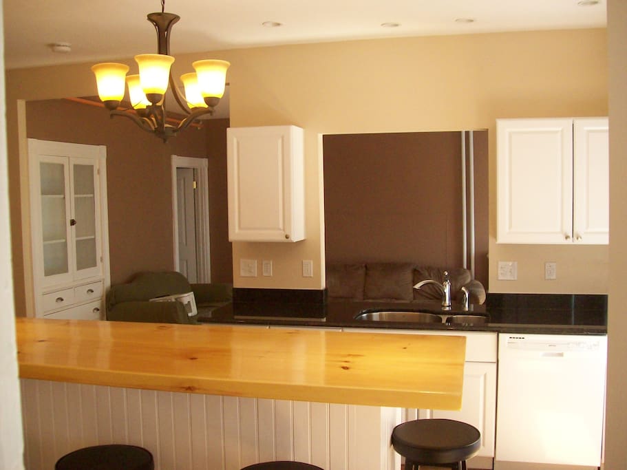 Kitchen and Living area