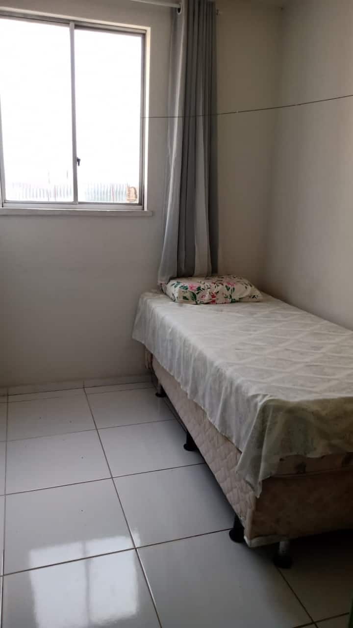 Tretia spálňa s postieľkou a ventilátorom