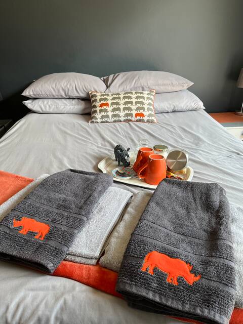 The Rhino Room - sunny, central and cosy.