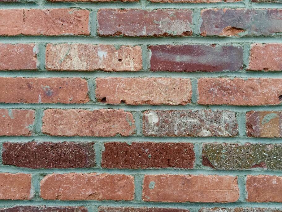 Custom masonry on chimneys.