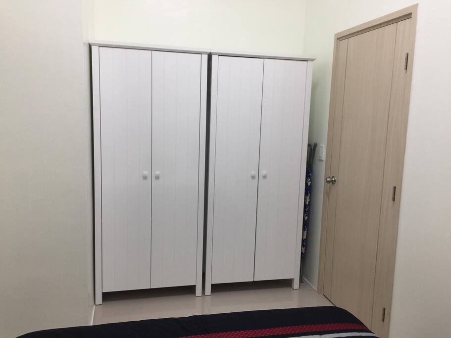 Separate wardrobe for her and for him