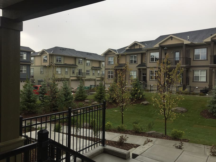View from the front door