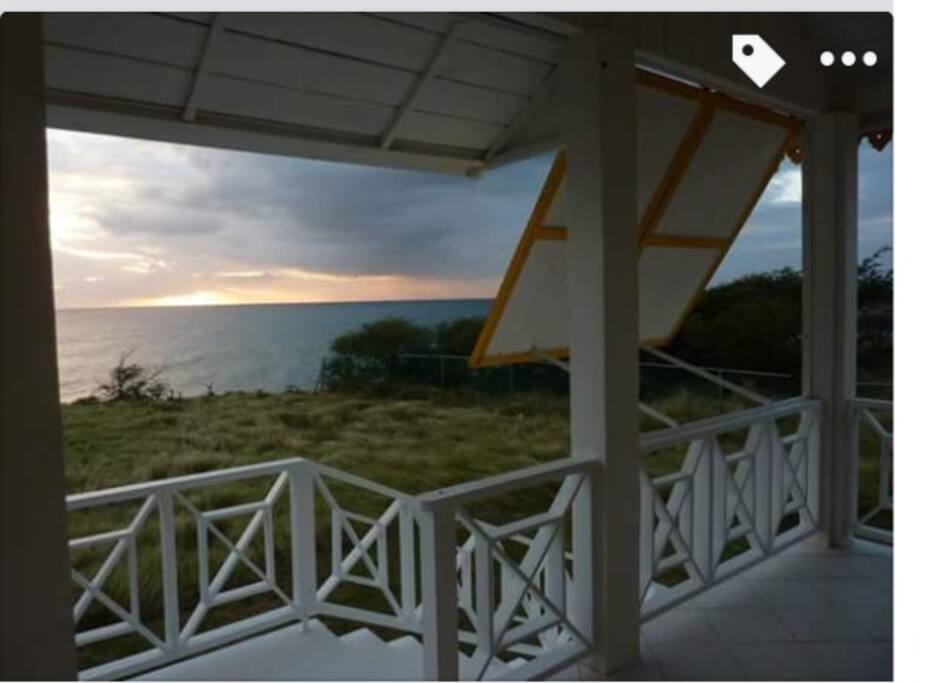 On the veranda