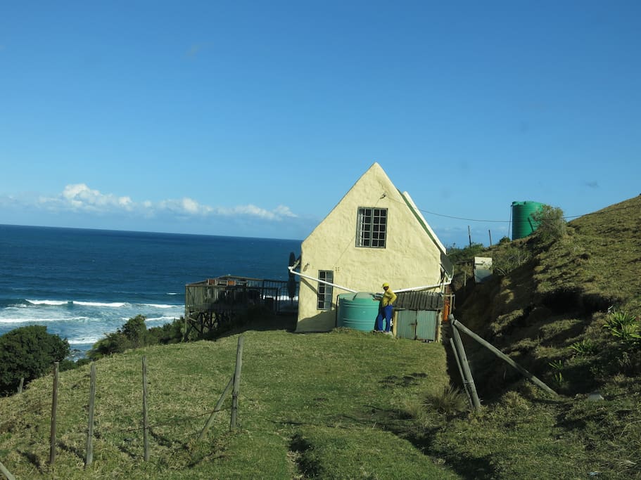 La Shaque, with Wilson caretaker and village headman