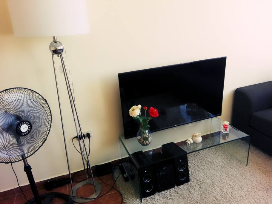 Equipo de sonido, TV 49"