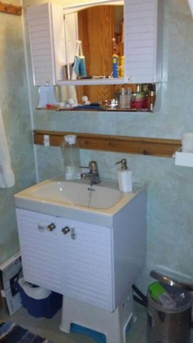 bathroom - less modern than the rest of the appartment