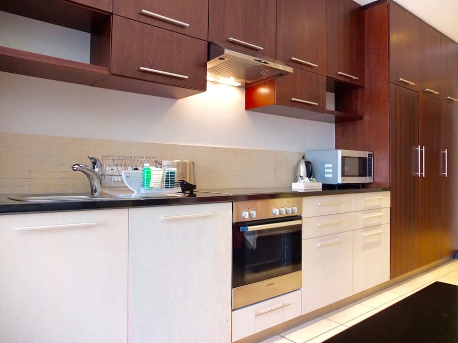 Open plan kitchen