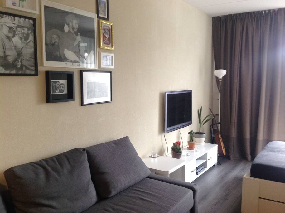 Couch and TV