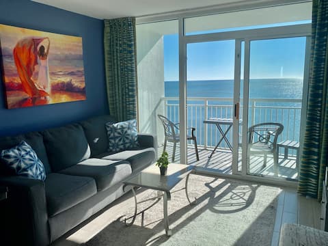 Newly renovated 15th floor Direct Oceanfront Condo