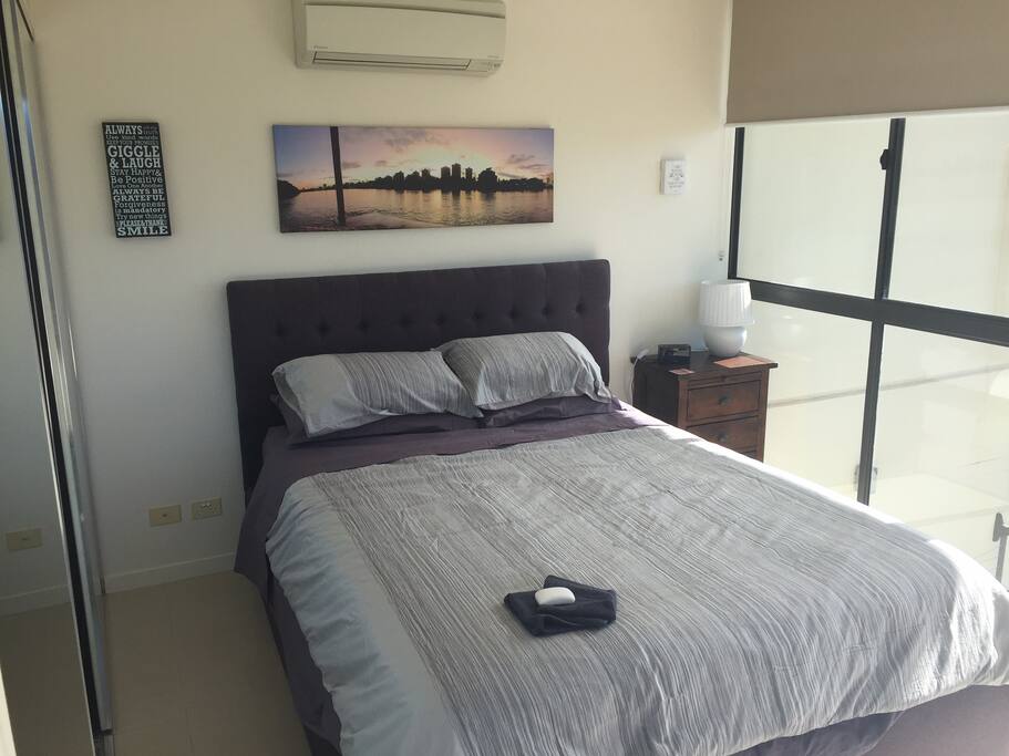 Comfortable queen-size bed