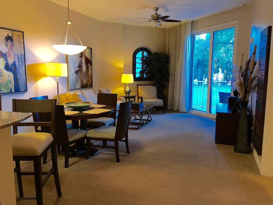 Living Room with a sleeper sofa