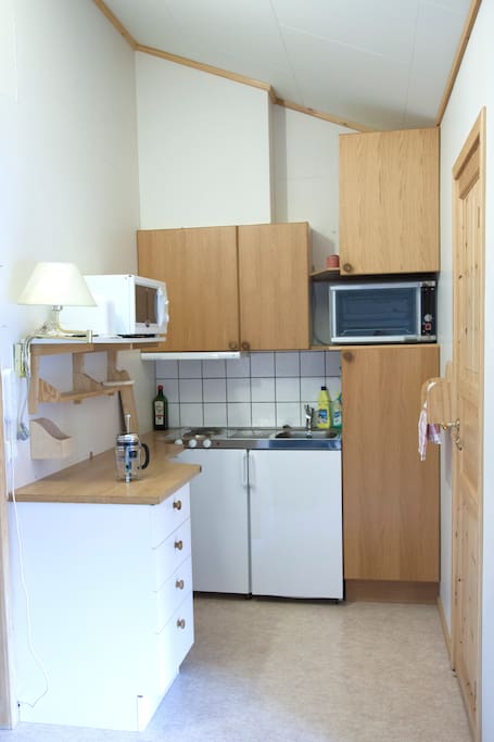 A fully equipped, private kitchen