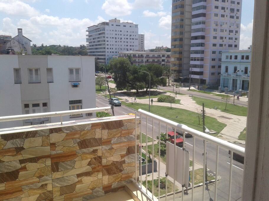 Vista desde el balcón